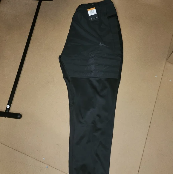 NIKE THERMA MEN REPEL TRAINING PANTS TROUSERS JOGGERS - BLACK BV4000-011 XXL - Picture 2 of 8